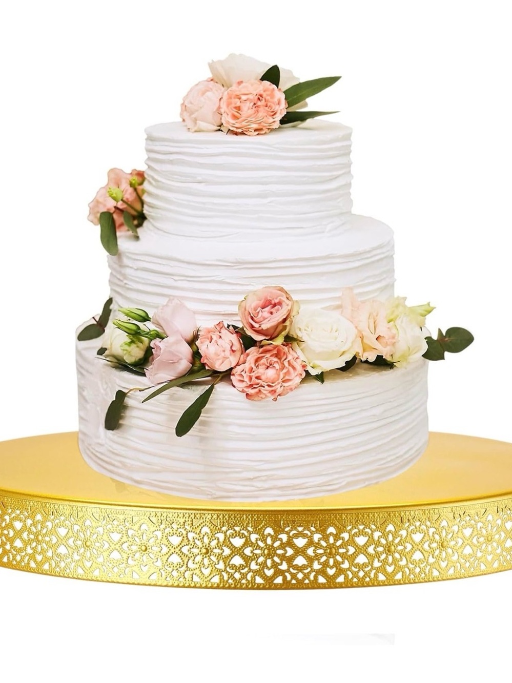 Elegant Gold Cake Stand - 18”